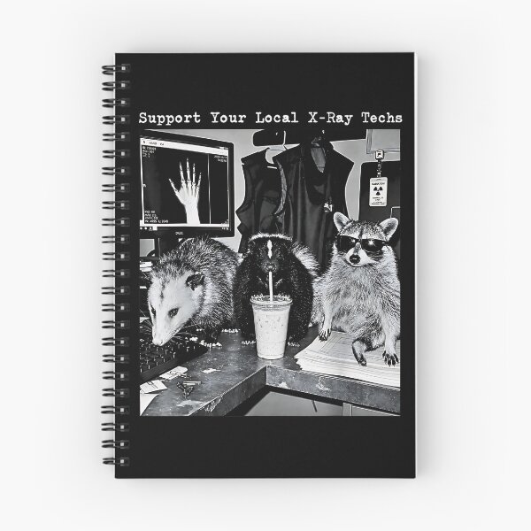Item preview, Support Your Local X-Ray Techs Funny Radiology Animals designed and sold by Byhergawaa.