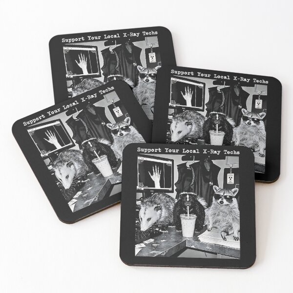 Item preview, Support Your Local X-Ray Techs Funny Radiology Animals designed and sold by Byhergawaa.