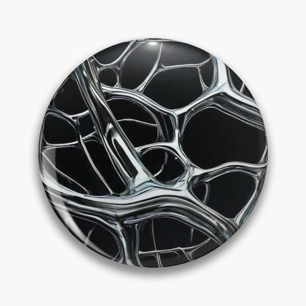 Item preview, Liquid Chrome Metal Web Cyberpunk Aesthetic designed and sold by Stone-T .