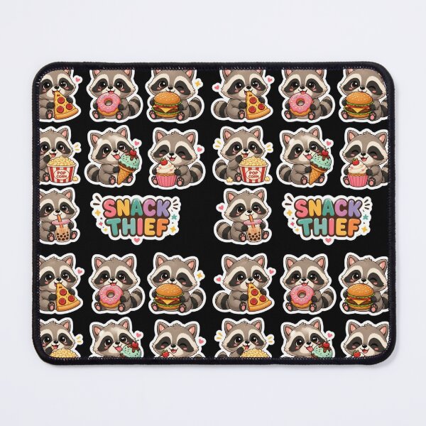 Item preview, Cute Snack Thief Raccoon Pack designed and sold by creativerooney.