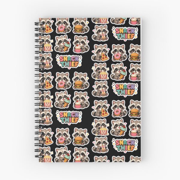 Item preview, Cute Snack Thief Raccoon Pack designed and sold by creativerooney.