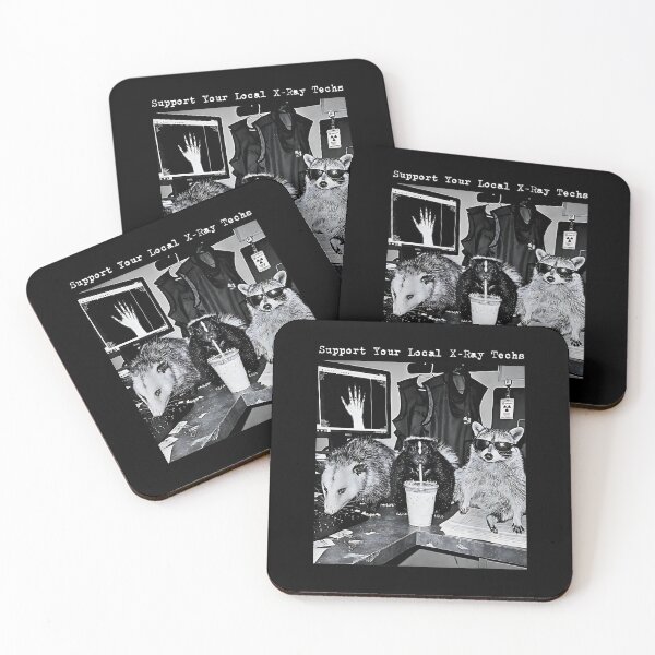 Item preview, Support Your Local X-Ray Techs Funny Radiology Animals designed and sold by Byhergawaa.