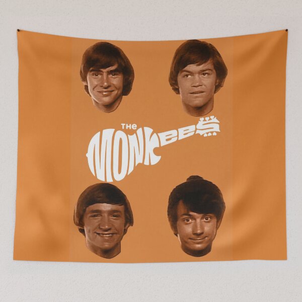 Item preview, The Monkees Band Original Custom Vintage Music Unique Poster Wall Art designed and sold by Cool Robot Bro..
