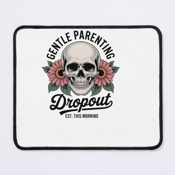 Item preview, Gentle Parenting Dropout Skull and Sunflowers designed and sold by sazuii.