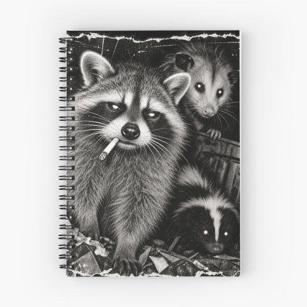 Item preview, Trash Panda Night Crew Raccoon Opossum Skunk Vintage Gothic designed and sold by will freed18.