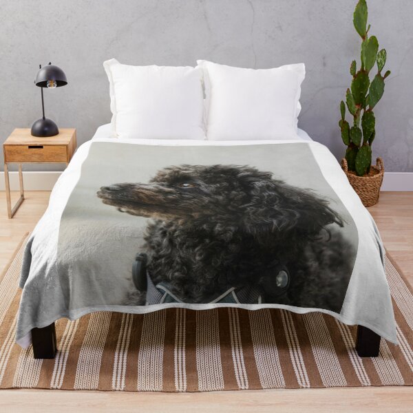 Item preview, Black Toy Poodle Side Profile Portrait designed and sold by VanGaldo.
