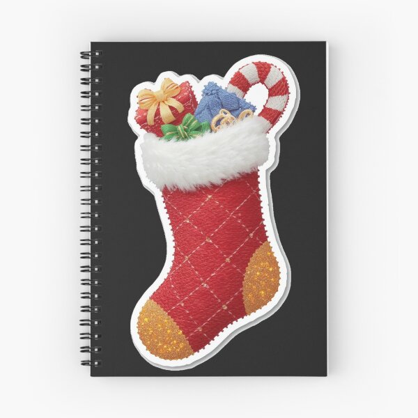 Item preview, 3D Christmas Stocking with Holiday Candies Sticker designed and sold by MargaretPolanco.
