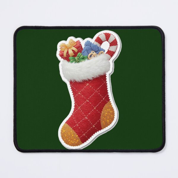 Item preview, 3D Christmas Stocking with Holiday Candies Sticker designed and sold by MargaretPolanco.