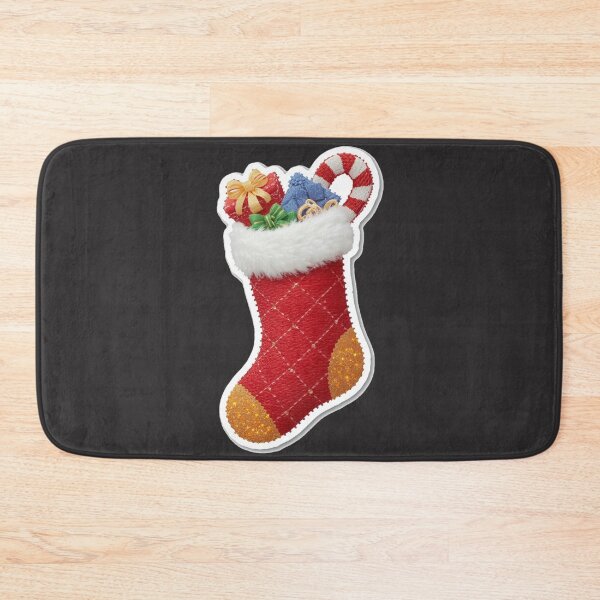 Item preview, 3D Christmas Stocking with Holiday Candies Sticker designed and sold by MargaretPolanco.