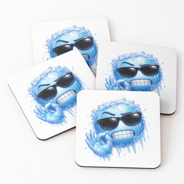 Item preview, Frozen Freezing Cold Emoji With Sunglasses OK Sign designed and sold by Tom-Riley.