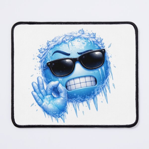 Item preview, Frozen Freezing Cold Emoji With Sunglasses OK Sign designed and sold by Tom-Riley.