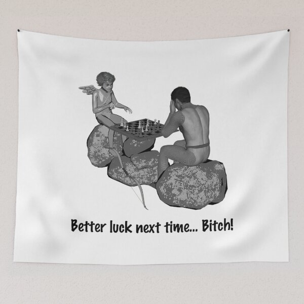 Item preview, Better Luck Next Time...Bitch (Greyscale) designed and sold by TeamDzShirt.
