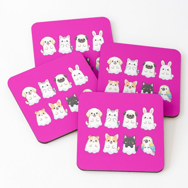 Item preview, Spooky Cute Sheet Ghost Pets Pack designed and sold by creativerooney.