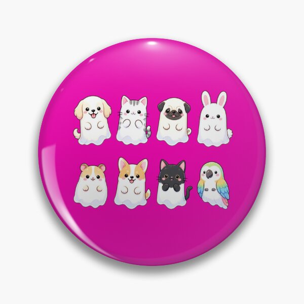 Item preview, Spooky Cute Sheet Ghost Pets Pack designed and sold by creativerooney.