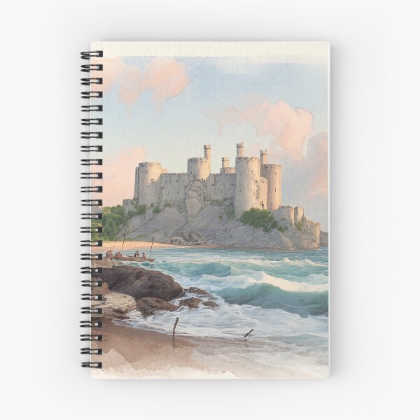 Item preview, Conwy Castle, Wales Romantic Landscape Painting designed and sold by ArtworkNorth.
