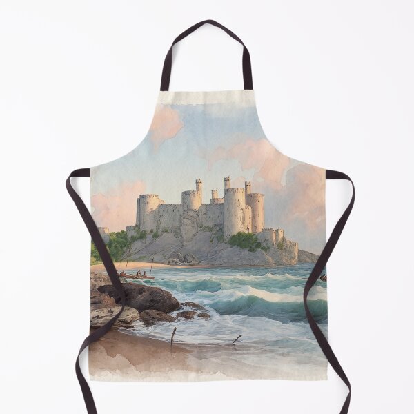 Item preview, Conwy Castle, Wales Romantic Landscape Painting designed and sold by ArtworkNorth.