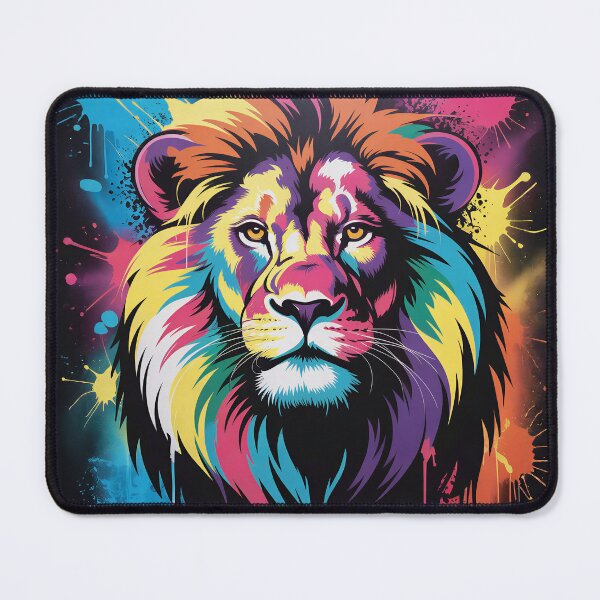 Item preview,  King of the Jungle Paint Splash Print designed and sold by Marcu Ioachim.