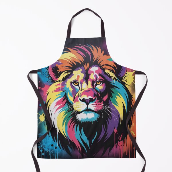 Item preview,  King of the Jungle Paint Splash Print designed and sold by Marcu Ioachim.