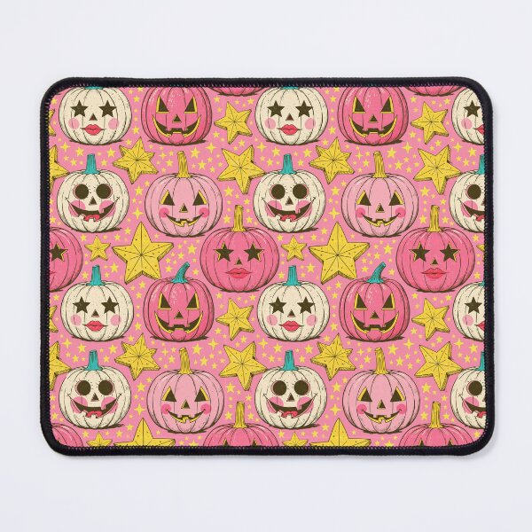 Item preview, Retro Pink and Yellow Pumpkin Pattern designed and sold by Derek Gillette.