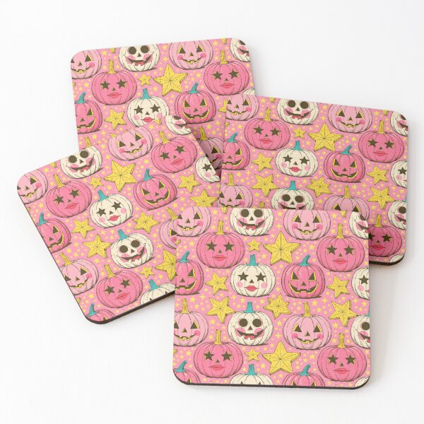 Item preview, Retro Pink and Yellow Pumpkin Pattern designed and sold by Derek Gillette.