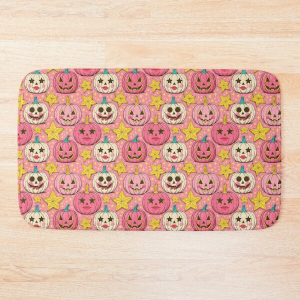 Item preview, Retro Pink and Yellow Pumpkin Pattern designed and sold by Derek Gillette.