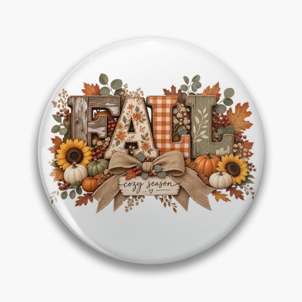 Item preview, Cozy Fall Season Rustic Pumpkins Sunflowers Autumn designed and sold by will freed18.