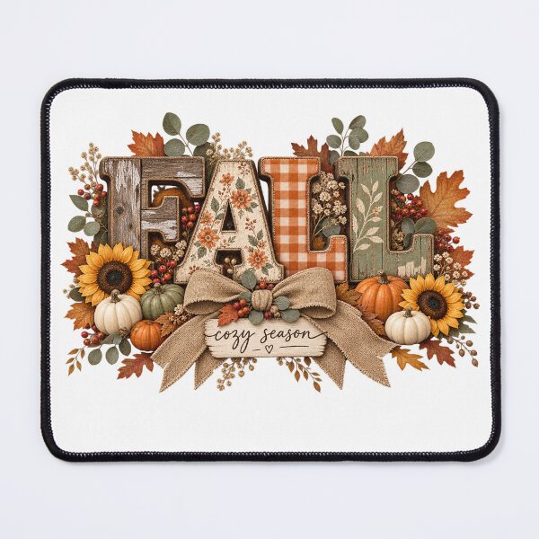Item preview, Cozy Fall Season Rustic Pumpkins Sunflowers Autumn designed and sold by will freed18.