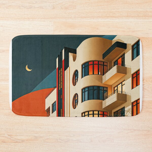 Item preview, Wall Art - Postcard - Modernist Sunset Apartment designed and sold by ForeverPrintsOK.