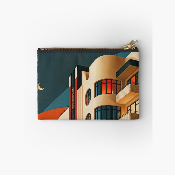 Item preview, Wall Art - Postcard - Modernist Sunset Apartment designed and sold by ForeverPrintsOK.