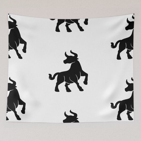 Item preview, Black Taurus Zodiac Bull Statement designed and sold by olisiek21.