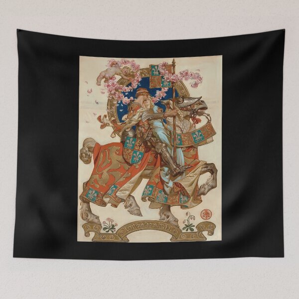 Item preview, Knight And Damsel By J. C. Leyendecker designed and sold by TeamDzShirt.