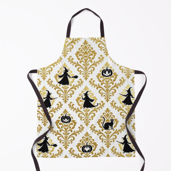 Item preview, Witches, Cats, Pumpkins & Damask designed and sold by DesignsByPrnces.