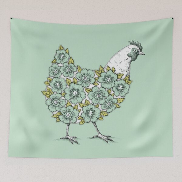 Item preview, Flowery Chicken designed and sold by Steve Haskamp.