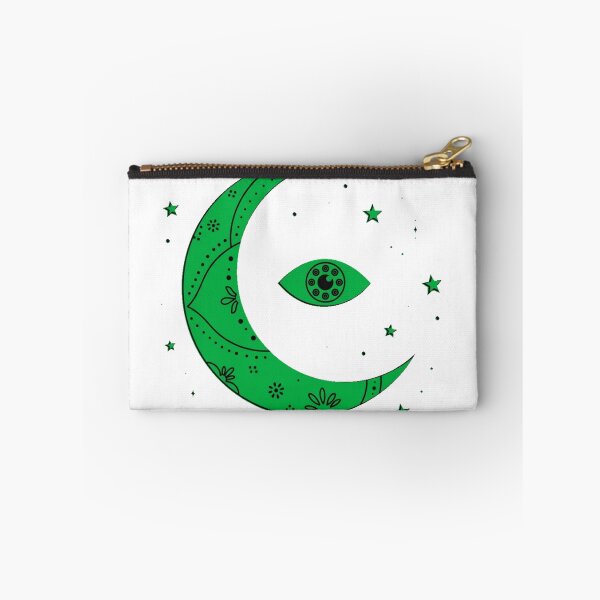 Item preview, Lucky Moon & Mystical Eye – Green Celestial Witchy Spiritual Design designed and sold by MoodLay.