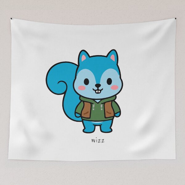 Item preview, Wizz - Cute Squirrel dressed for Fall / Autumn - Char Char Bear & Friends designed and sold by Asterisk-a.