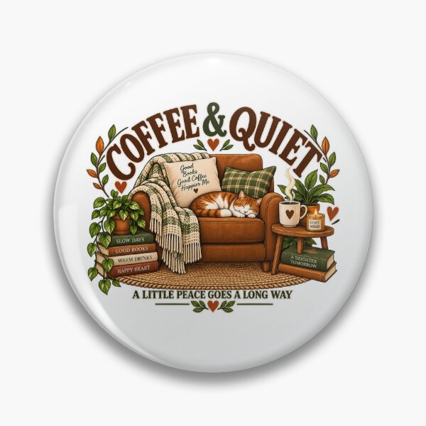 Item preview, Coffee & Quiet — Cozy Lifestyle Design designed and sold by GL Digital Artwork .