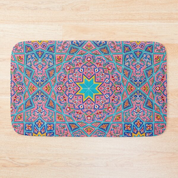 Item preview, Copy of Persian Tile Mosaic Traditional Blue Arabesque Pattern Iranian Architecture Art designed and sold by yousefi.