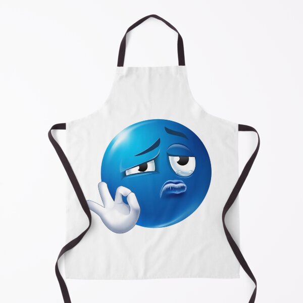 Item preview, Sad Blue Face Emoji Showing OK Gesture designed and sold by Tom-Riley.
