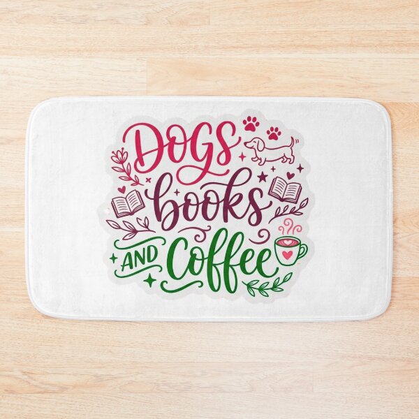 Item preview, Dogs Books and Coffee Cozy Reading Life designed and sold by ExploreAura Studio.