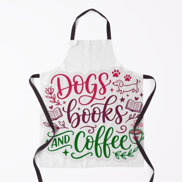 Item preview, Dogs Books and Coffee Cozy Reading Life designed and sold by ExploreAura Studio.