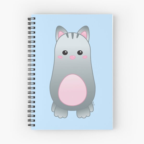 Item preview, Cute Pastel Baby Gray Cat - Kawaii Chibi illustration designed and sold by Agamaji.