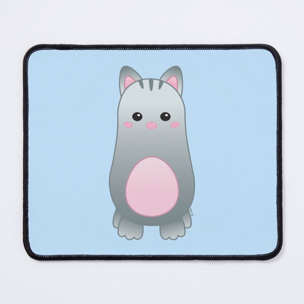 Item preview, Cute Pastel Baby Gray Cat - Kawaii Chibi illustration designed and sold by Agamaji.
