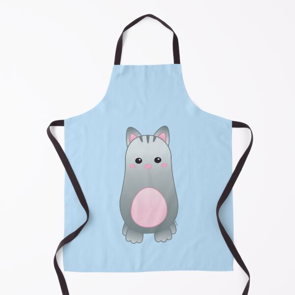 Item preview, Cute Pastel Baby Gray Cat - Kawaii Chibi illustration designed and sold by Agamaji.