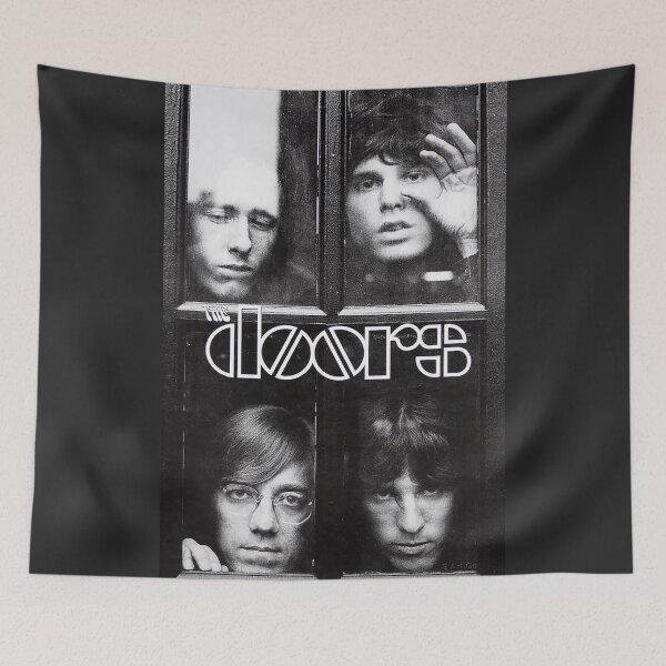 Item preview, The Doors Original Custom Vintage Music Band Tee Unique Poster Wall Art designed and sold by Cool Robot Bro..