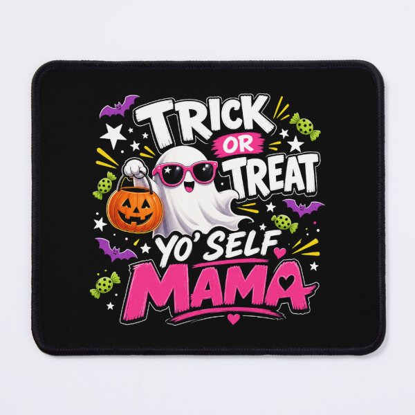 Item preview, Trick or Treat Yo Self Mama Halloween Ghost designed and sold by shirt-hard-top1.