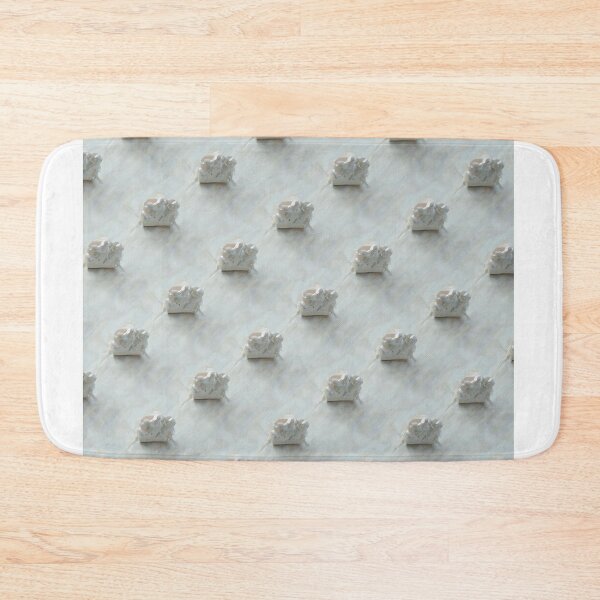 Item preview, Minimalist White Textured Polka Dot Pattern designed and sold by profustock.