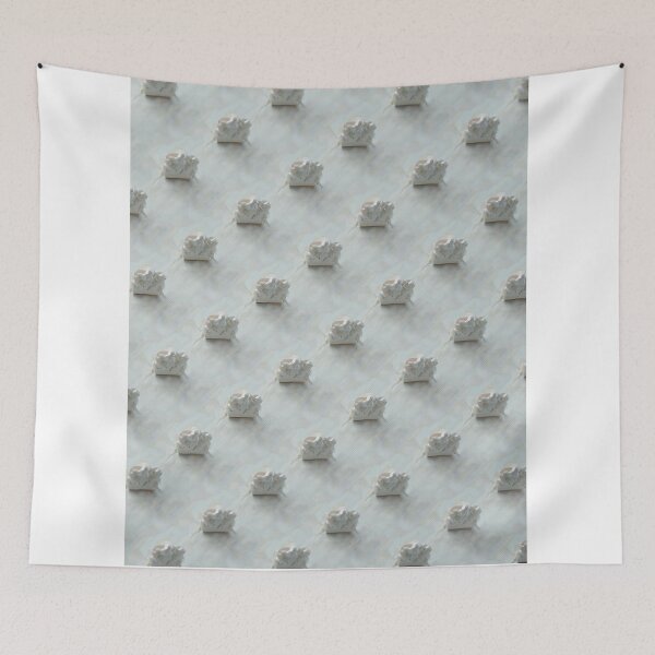 Item preview, Minimalist White Textured Polka Dot Pattern designed and sold by profustock.