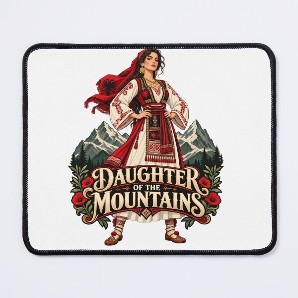 Item preview, Daughter of the Mountains traditional nature design designed and sold by VisualLine.al.