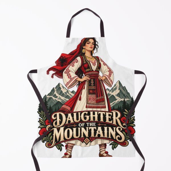 Item preview, Daughter of the Mountains traditional nature design designed and sold by VisualLine.al.