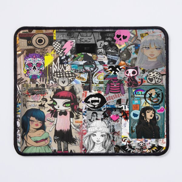 Item preview, Mall Goth Urban Streetwear Stickerbomb Collage designed and sold by Side By Side Studio.